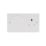MagCharge  Raised Square with Qi2 Wireless Charging Socket 2-Gang 13A Unswitched Matt White with White Inserts