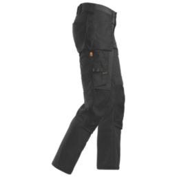 Snickers 6271 Full Stretch Trousers Black 38" W 32" L