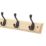 Essentials 6-Hook Rail Pine 685mm x 95mm