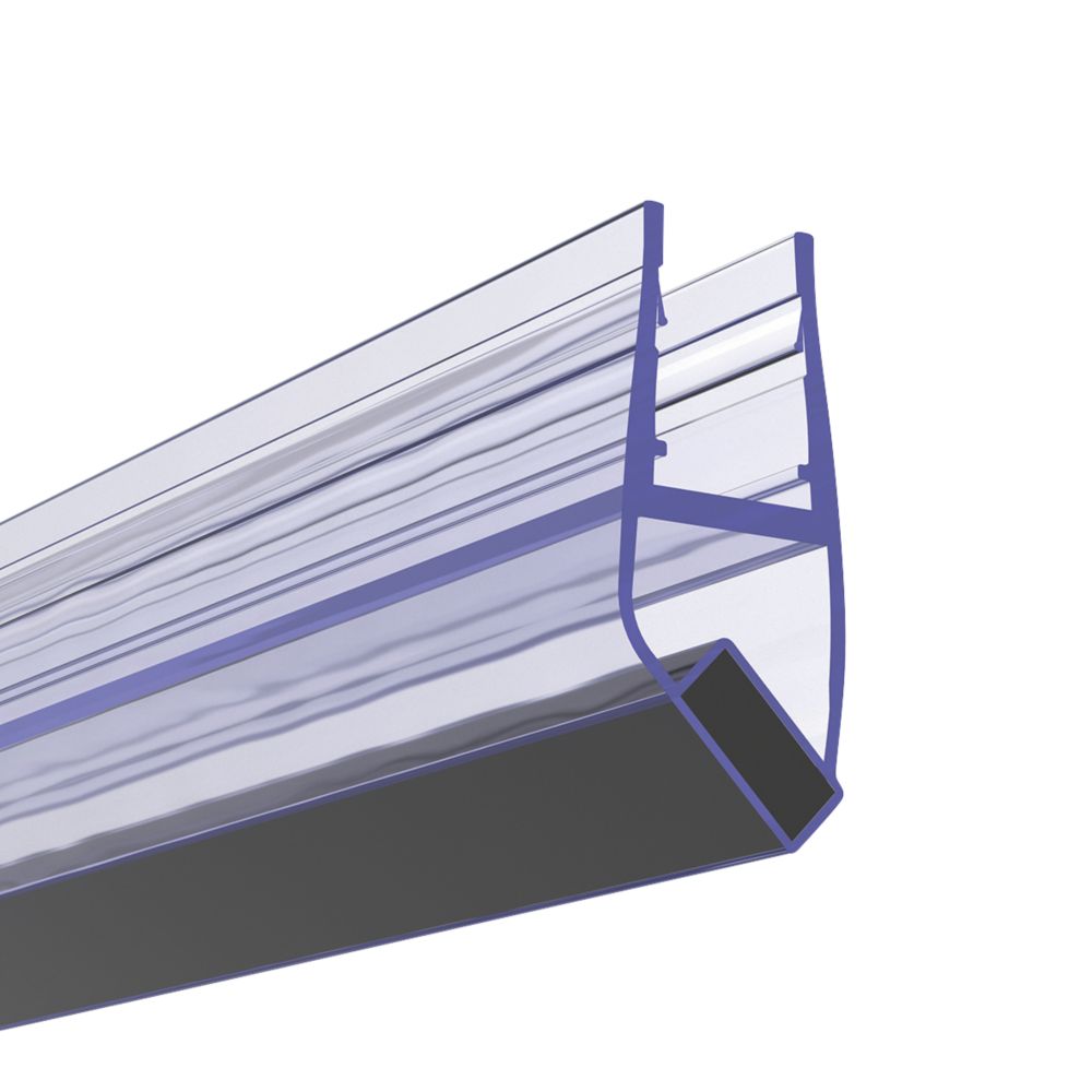 Aqualux Replacement Shower Enclosure Seal Silver 6mm x 2000mm