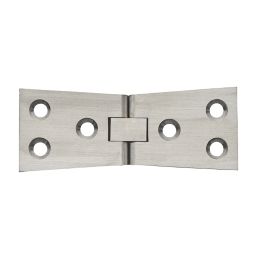 Satin Chrome Counter Flap Hinges 38mm x 102mm 2 Pack