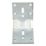 Essentials Angle Bracket Silver 100mm x 100mm x 55mm