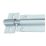 Smith & Locke Adjustable Barrel Gate Bolt Silver 250mm