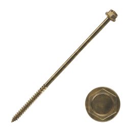 TimbaScrew  Hex Flange Thread Cutting Timber Screws 6.7mm x 150mm 200 Pack