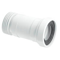 McAlpine WC-F23R Flexible WC Pan Connector White 97-107mm