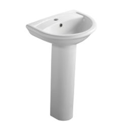 Ideal Standard Della Full Pedestal Basin 1 Tap Hole 540mm