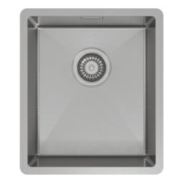 Carysil SR1014 1 Bowl Stainless Steel Kitchen Sink 380mm x 440mm