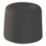 Smith & Locke Cylindrical Rubber Door Stop 30 x 24mm Black 10 Pack