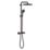 Grohe Vitalio Comfort 250 HP Rear-Fed Exposed Matt Black Thermostatic Shower System