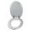 Palmi  Toilet Seat Moulded Bamboo Silver