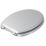Palmi  Toilet Seat Moulded Bamboo Silver