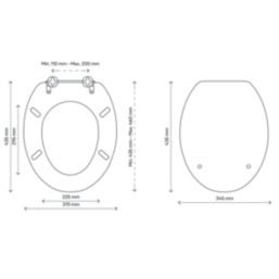 Palmi  Toilet Seat Moulded Bamboo Silver