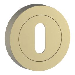 Cooke & Lewis Lormel Standard Escutcheon (Pair) Satin Brass 50mm