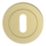 Cooke & Lewis Lormel Standard Escutcheon (Pair) Satin Brass 50mm