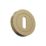 Cooke & Lewis Lormel Standard Escutcheon (Pair) Satin Brass 50mm