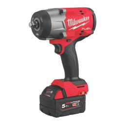 Milwaukee M18FHIW2F12-502X FUEL 18V 2 x 5.0Ah Li-Ion RedLithium Brushless Cordless Impact Wrench