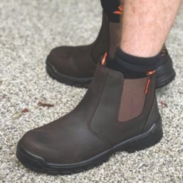 Scruffs Croften Size 7  Brown Water-Resistant  Safety Dealer Boots