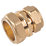 Midbrass  Brass Compression Reducing Coupler 1" x 3/4"