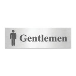 Essentials Gentlemen Sign 50mm x 200mm