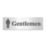 Essentials Gentlemen Sign 50mm x 200mm