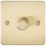 Knightsbridge  1-Gang 2-Way LED Intelligent Dimmer Switch  Brushed Brass