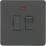 Knightsbridge  13A Switched Fused Spur with LED Anthracite