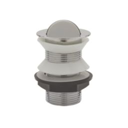 Highlife Bathrooms Unslotted Pop Up Swivel Basin Waste Chrome 60mm