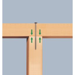 Spax  TX Flange Self Drilling Stainless Steel Timber Screws 6mm x 120mm 100 Pack