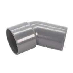 FloPlast Solvent Weld Conversion Bend 135° Grey 32mm 5 Pack