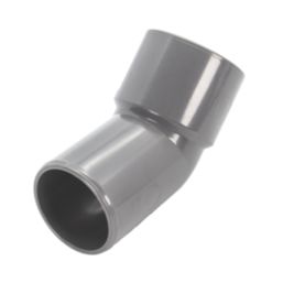 FloPlast Solvent Weld Conversion Bend 135° Grey 32mm 5 Pack