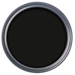 Ronseal  2.5Ltr Black Satin Self Priming uPVC Paint