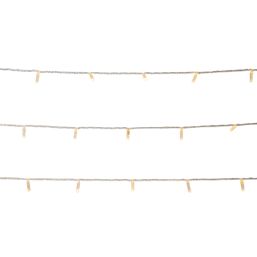 ExtendLite 100 LED Indoor & Outdoor Very Warm White Connectable String Christmas Light Chain Extension Kit
