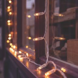 ExtendLite 100 LED Indoor & Outdoor Very Warm White Connectable String Christmas Light Chain Extension Kit