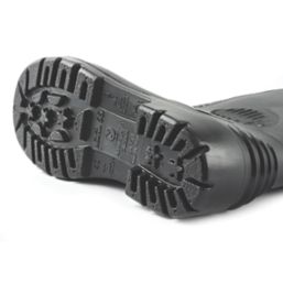 Site Trench Size 7  Black Steel Toe Cap Safety Wellies