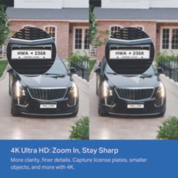 TP-Link Tapo C460  Battery-Powered Black Wireless 4K Outdoor Cylinder Smart Camera