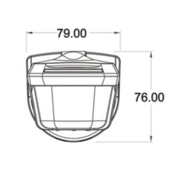 Timeguard SLB2301 Indoor & Outdoor Black PIR & Photocell Sensor 180°