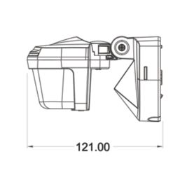 Timeguard SLB2301 Indoor & Outdoor Black PIR & Photocell Sensor 180°