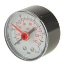 Flomasta Rear Connection Pressure Gauge 10bar