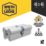 Smith & Locke 1 Star 6-Pin Euro Double Cylinder Locks 45-45 (90mm) Silver 2 Pack