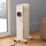 Blyss NY1507-24M 1500W Electric Portable Oil-Filled Radiator White