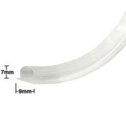 Stormguard Self-Adhesive Weatherstrip Translucent 6m