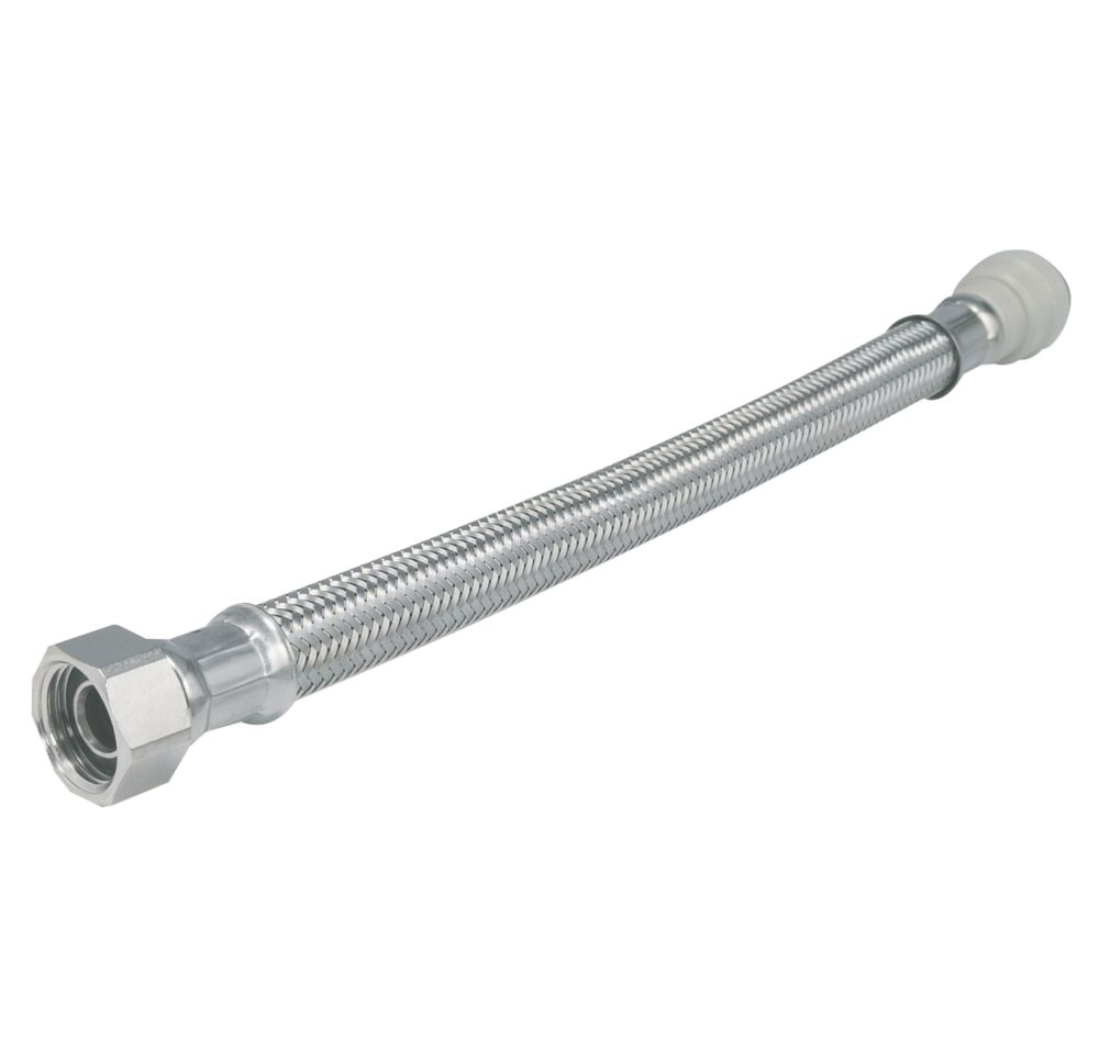 JG Speedfit PushFit Flexible Tap Connector Hose 15mm x 1/2" x 1000mm