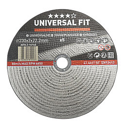 Metal Metal Cutting Disc 230mm (9") x 22.2mm 5 Pack