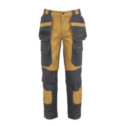 DEWALT Pro Ultra Work Trousers Clay / Grey 30" W 31" L