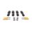 ETAL 26mm x 80mm Black Radiator Bracket Kit