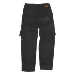 Scruffs Trade Flex Womens Stretch Holster Work Trousers Black Size 6 30" L