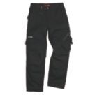 Scruffs Trade Flex Womens Stretch Holster Work Trousers Black Size 6 30" L