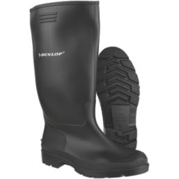 Dunlop Pricemastor  Size 6  Black Non Safety Wellies
