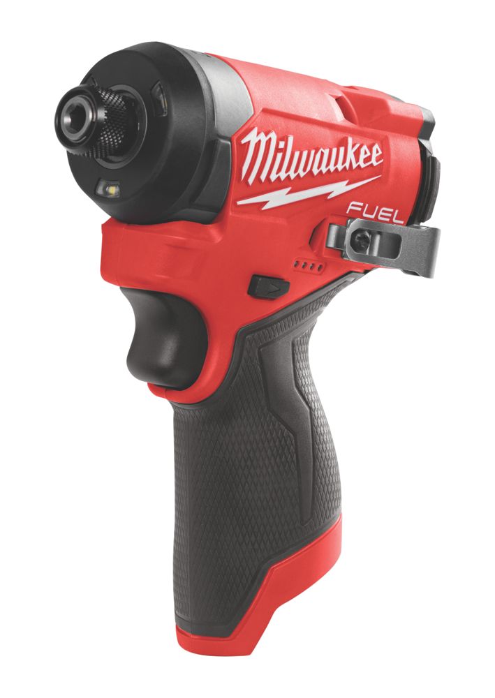 Milwaukee M12 FRAIWF12-622X FUEL 12V 2 x 2.0 / 6.0Ah Li-Ion RedLithium  Brushless Cordless Right Angle Impact Wrench - Screwfix