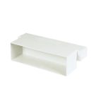 Manrose Flat Channel Airbrick Adaptor White 225mm
